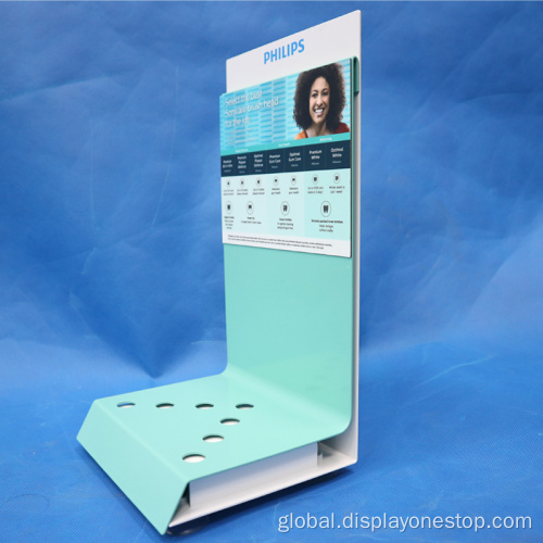 Exhibition Iron Display Stand Electric Toothbrush countertop Display Manufactory